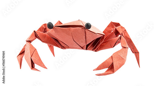 Paper crab, PNG transparent photo