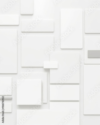 Wallpaper Mural Minimalist Art Featuring Textured Squares. Torontodigital.ca