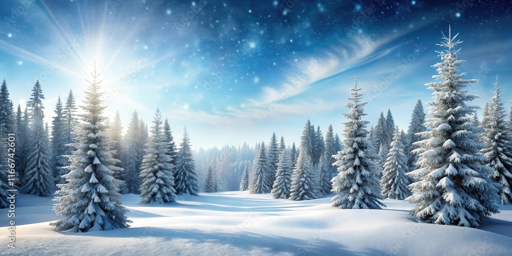 Snowy fir trees landscape with a winter wonderland feel, snow, fir trees, winter, wonderland, landscape, snowy, cold Snowy fir trees landscape with a winter wonderland feel, snow, fir trees, winter, wonderland, landscape, snowy, cold