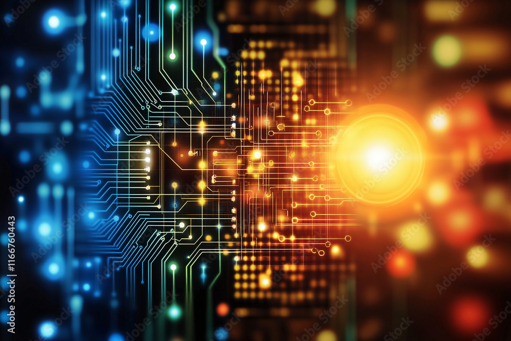 Obraz premium technology background