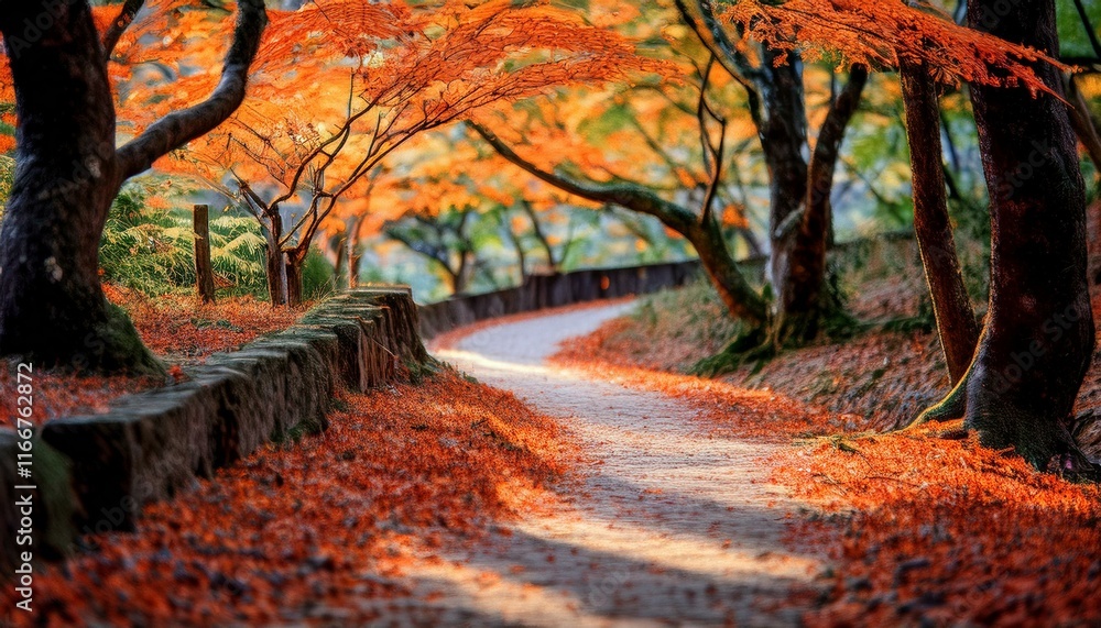 Fototapeta premium Celebrate the beauty found in each leaf and landscape. 