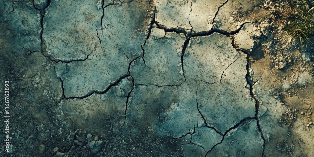 Obraz premium Ground Crack Close Up