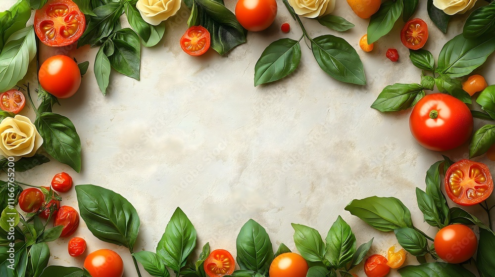 Illustration On The Theme Of Design, Frames And food. Generative AI
Illustration On The Theme Of Design, Frames And food. Generative AI