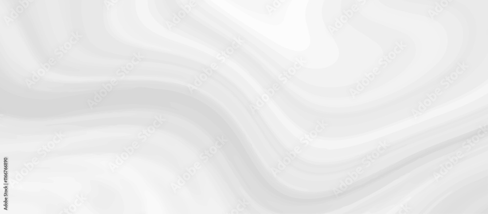 Fototapeta premium Liquid abstract white background. Smooth glossy texture 3D rendering. White cosmetic cream background.