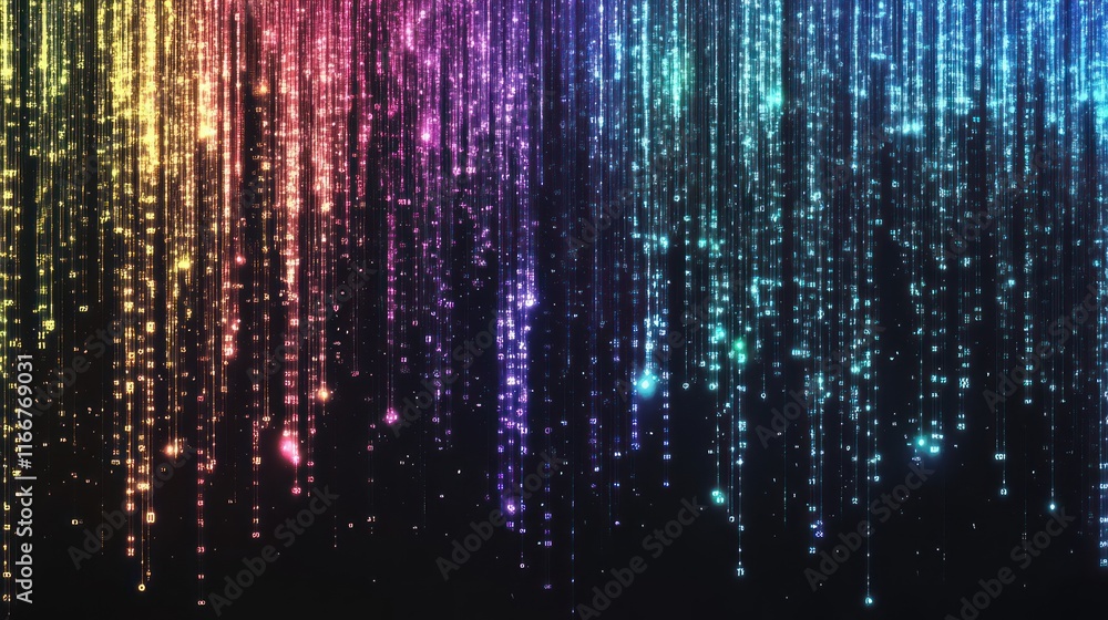 Bright rainbow colorful laser lights background, with sparkles and sparkling light streaks in various colors. Bright rainbow colorful laser lights background, with sparkles and sparkling light streaks in various colors.