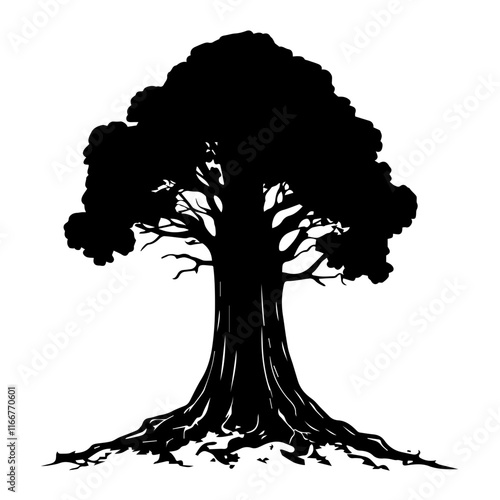 Tree Silhouette Clipart: Ideal for DIY and Digital Projects