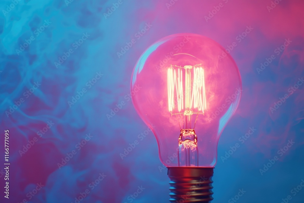 Light Bulb on Table Light Bulb on Table