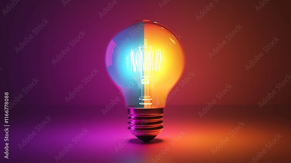 concept_that_glows_with_color_bulb_lamp concept_that_glows_with_color_bulb_lamp