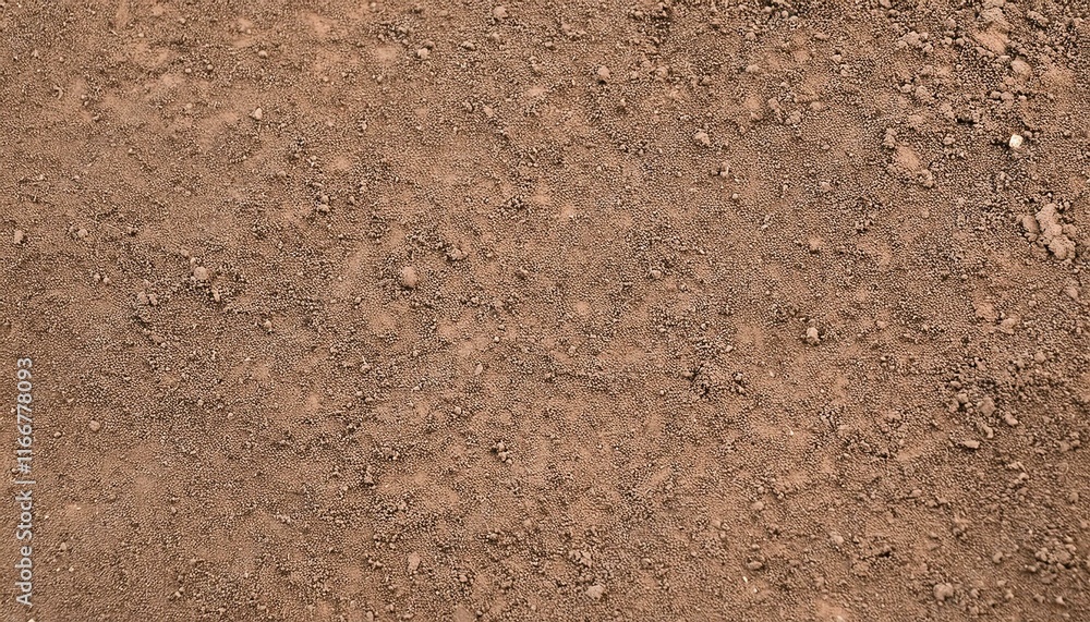 Rich, Dark Soil Texture: A Close-Up View of Fertile Earth