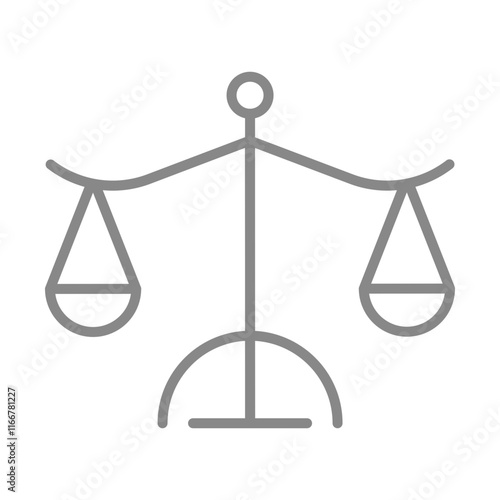 Justice Scales icon Design