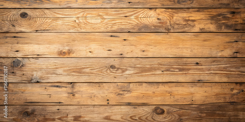 Old floorboards laid together are seamless flooring materials.