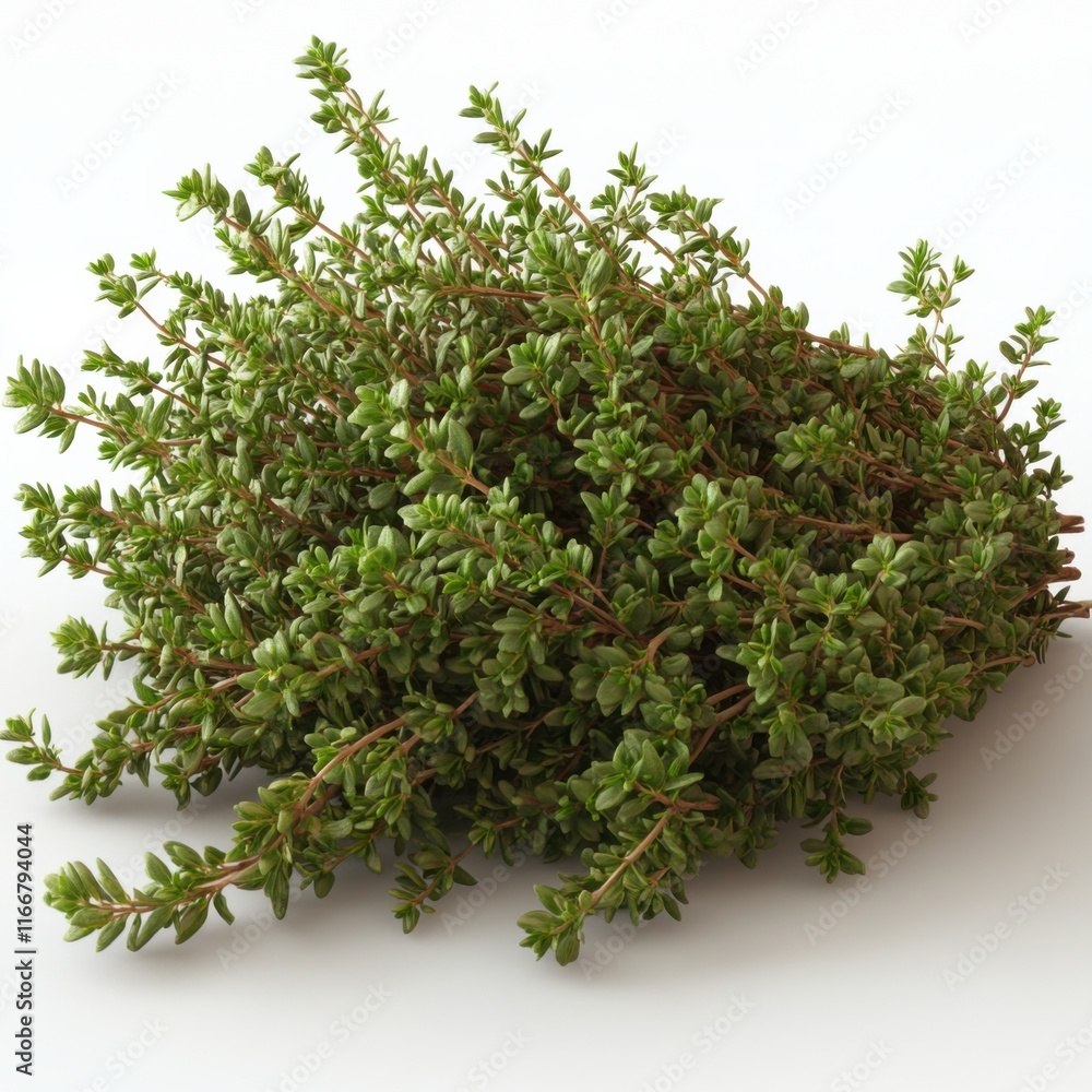 thyme, isolated on white background, hd. thyme, isolated on white background, hd.