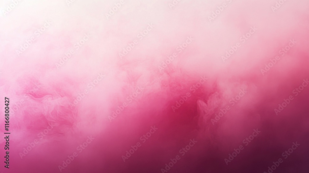 Obraz premium Soft pink ombre backdrop with gentle fog texture blending into smooth gradient