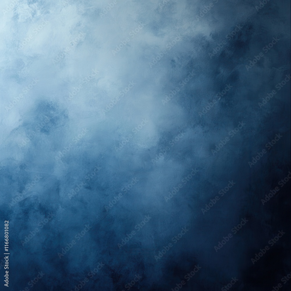 Deep blue cloudy gradient background with soft texture and abstract design Deep blue cloudy gradient background with soft texture and abstract design