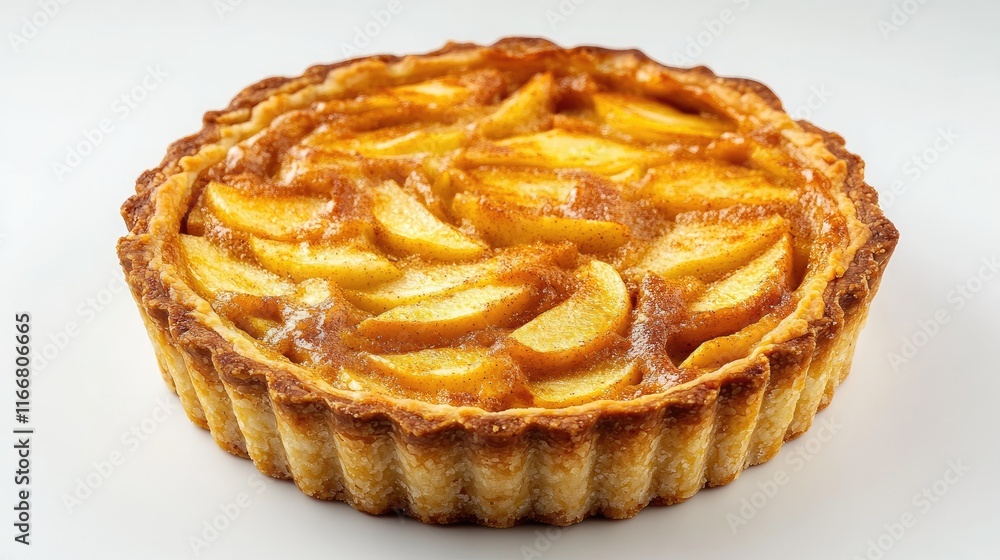 Deliciously Baked Apple Tart with Cinnamon Slices and Golden Crust Perfect for Dessert or Special Occasions Deliciously Baked Apple Tart with Cinnamon Slices and Golden Crust Perfect for Dessert or Special Occasions