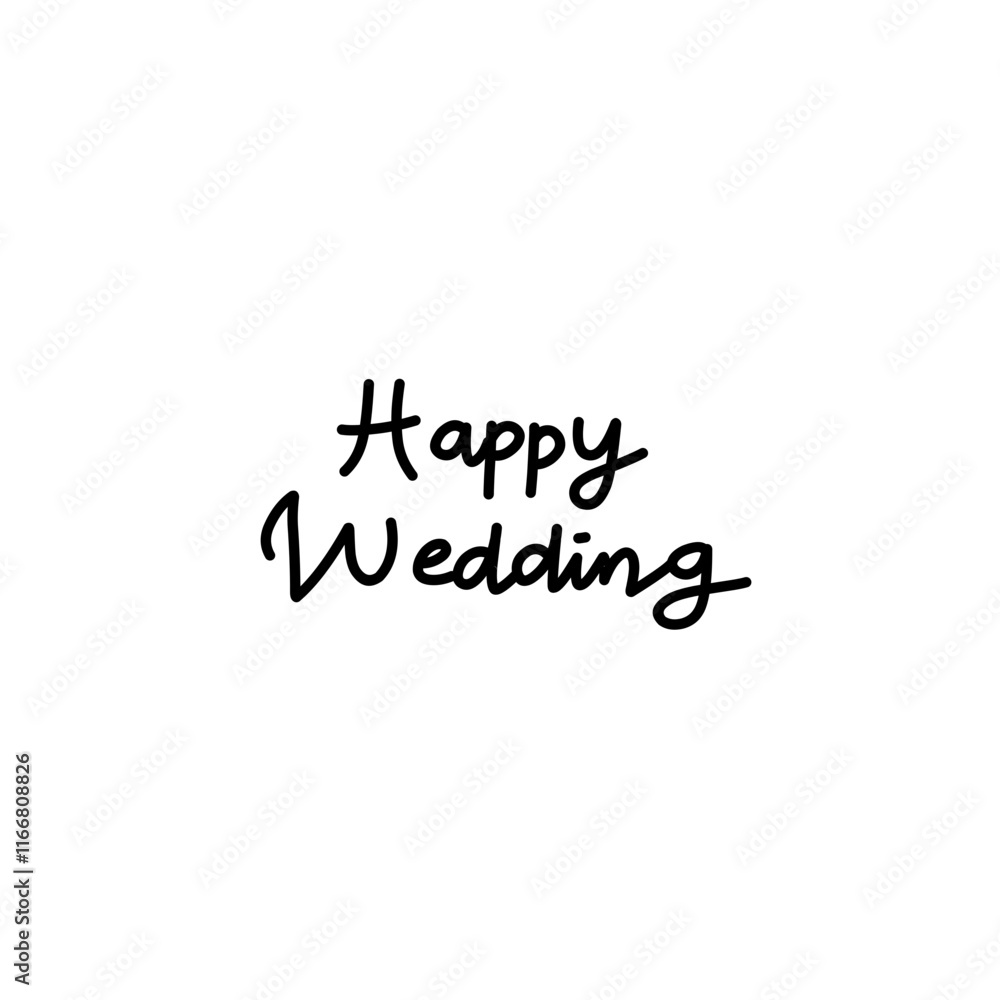 text lettering happy wedding text lettering happy wedding