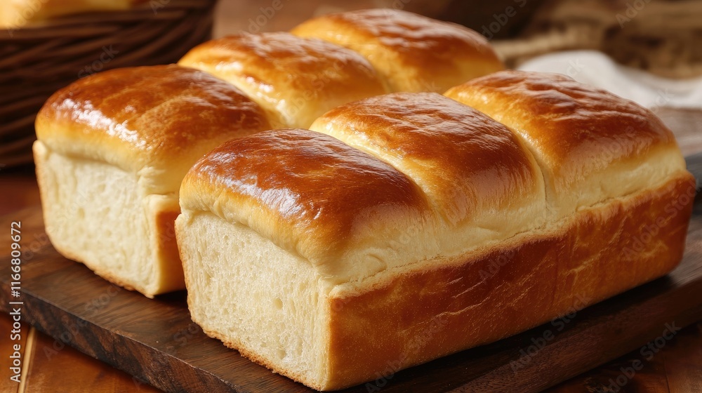Artisan Bread Loaves Freshly Baked Golden Brown on Wooden Surface Ready for Serving Artisan Bread Loaves Freshly Baked Golden Brown on Wooden Surface Ready for Serving