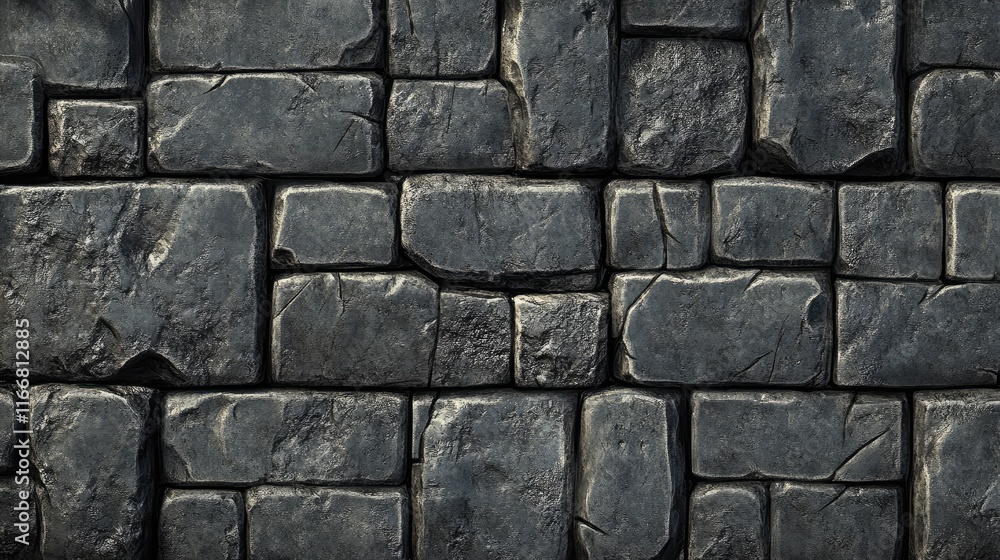 Medieval Gray Stone Brick Wall Texture for Historic Castle or Fortress Architectural Background Medieval Gray Stone Brick Wall Texture for Historic Castle or Fortress Architectural Background