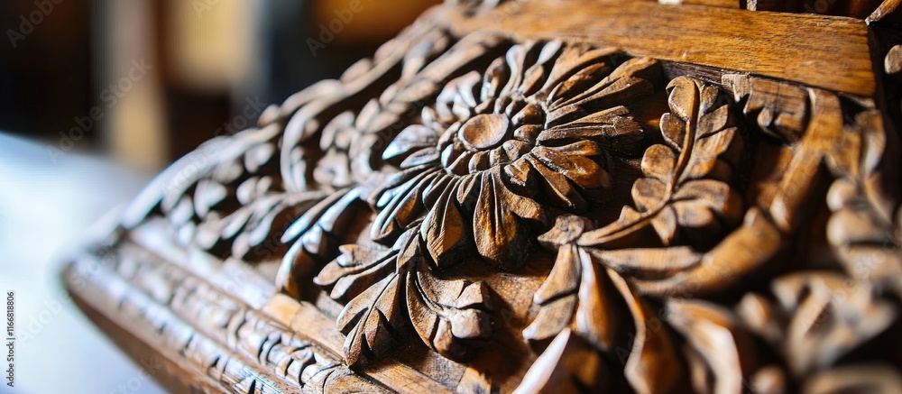 Intricately carved wooden religious artifact highlighting traditional craftsmanship and rich cultural heritage in detailed craftsmanship Intricately carved wooden religious artifact highlighting traditional craftsmanship and rich cultural heritage in detailed craftsmanship