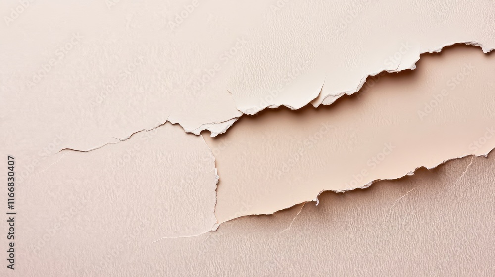 Abstract textured pastel paper background with torn edges in light brown and sepia tones ideal for vintage and recycled craft projects. Abstract textured pastel paper background with torn edges in light brown and sepia tones ideal for vintage and recycled craft projects.