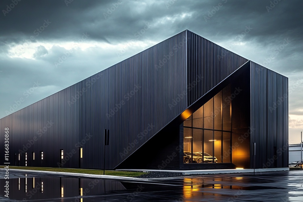 Obraz premium A visually appealing blend of functionality and modern architecture.