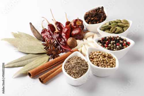 Spice mixed Indian traditional whole spices 