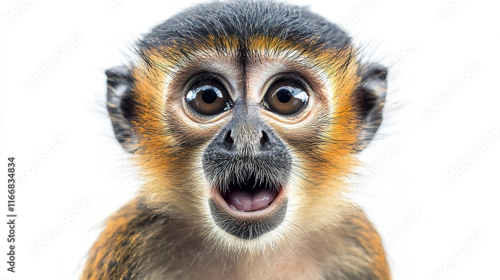 Obraz premium Adorable Monkey Closeup