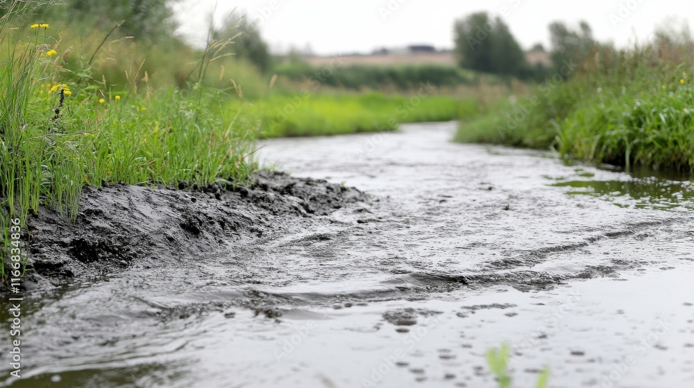 Contamination in River with Natural Background Contamination in River with Natural Background