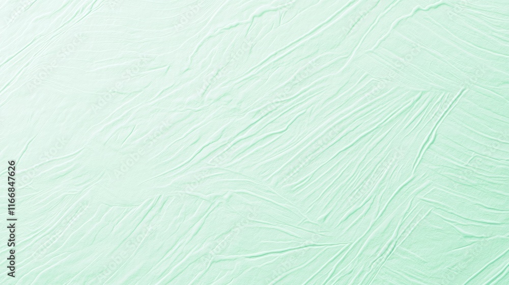 Obraz premium Mint Green Clinical Beauty Texture Background for Fresh and Pure Beauty Imagery