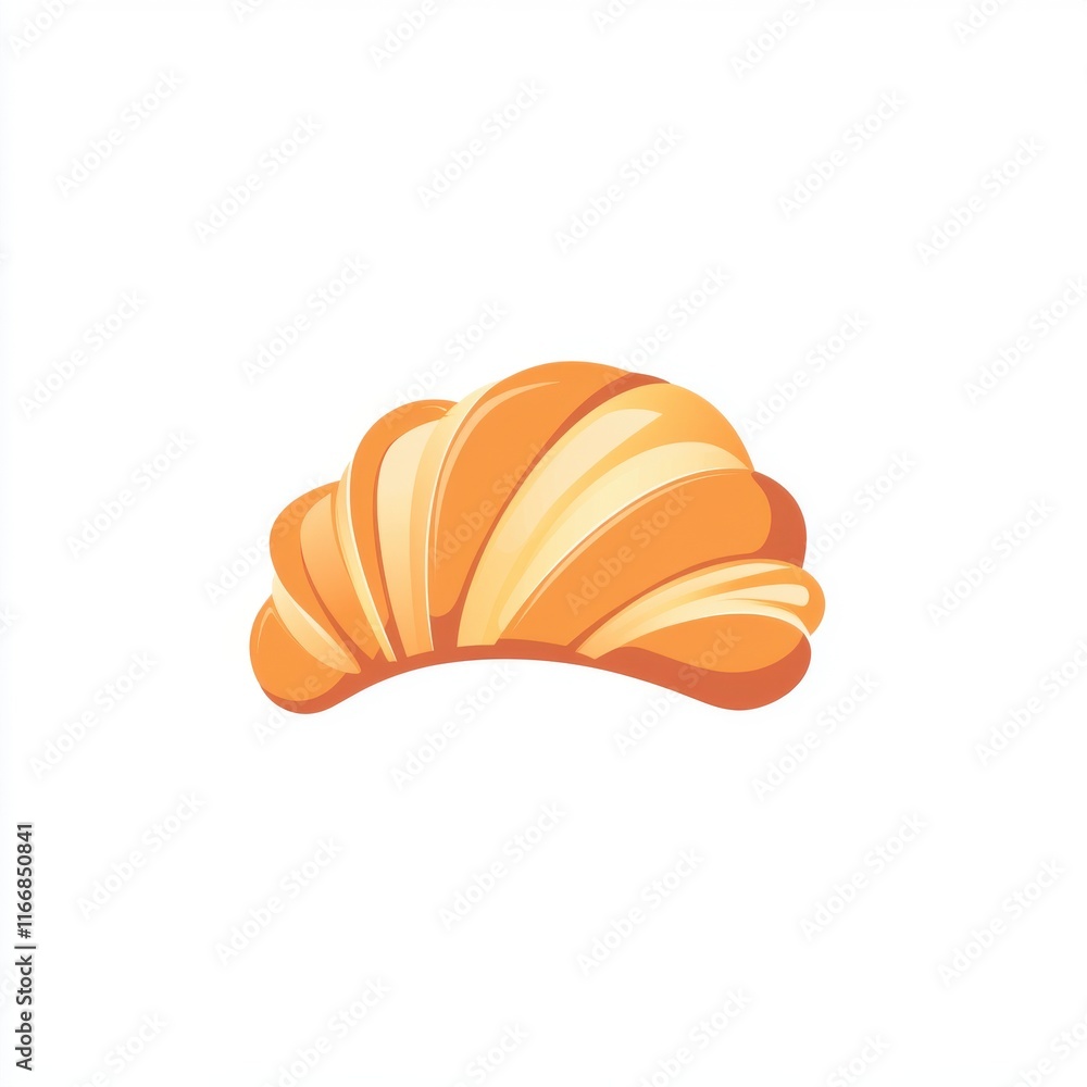 A delicious, golden brown croissant with a flaky texture, perfect for breakfast or a snack. A delicious, golden brown croissant with a flaky texture, perfect for breakfast or a snack.