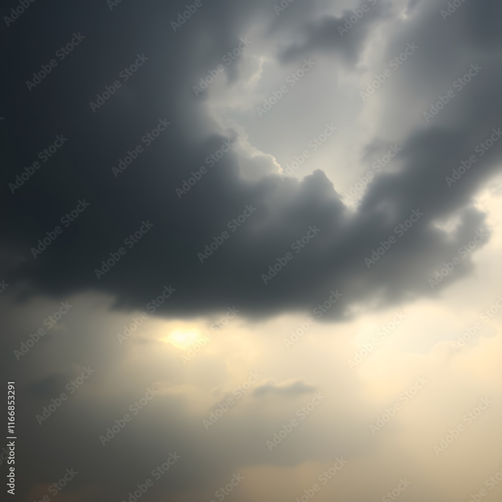 Fototapeta premium clouds and sun