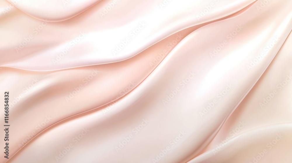 Fototapeta premium Luxurious Clinical Beauty Texture Background in Soft Blush and Ivory Tones for Product Displays
