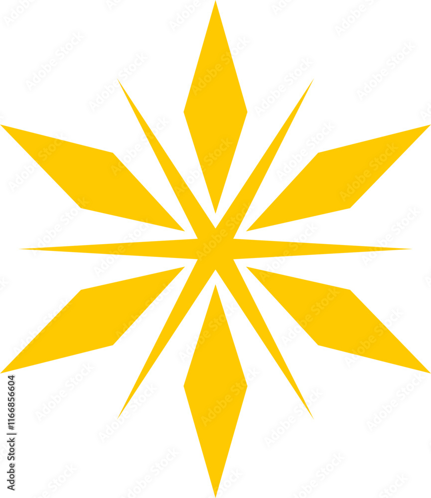 Obraz premium Decorative Star Icon