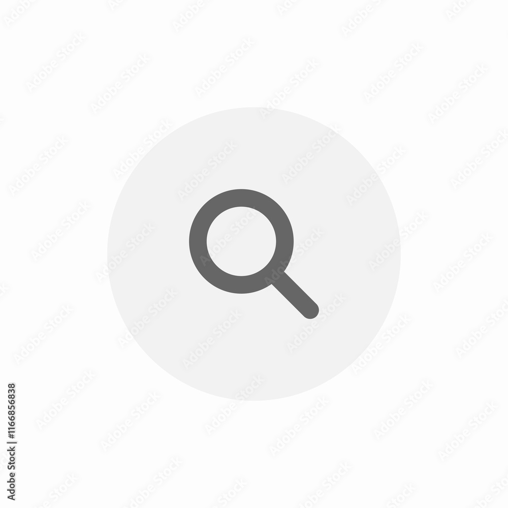 Search magnifier find lens icon vector sign
Search magnifier find lens icon vector sign