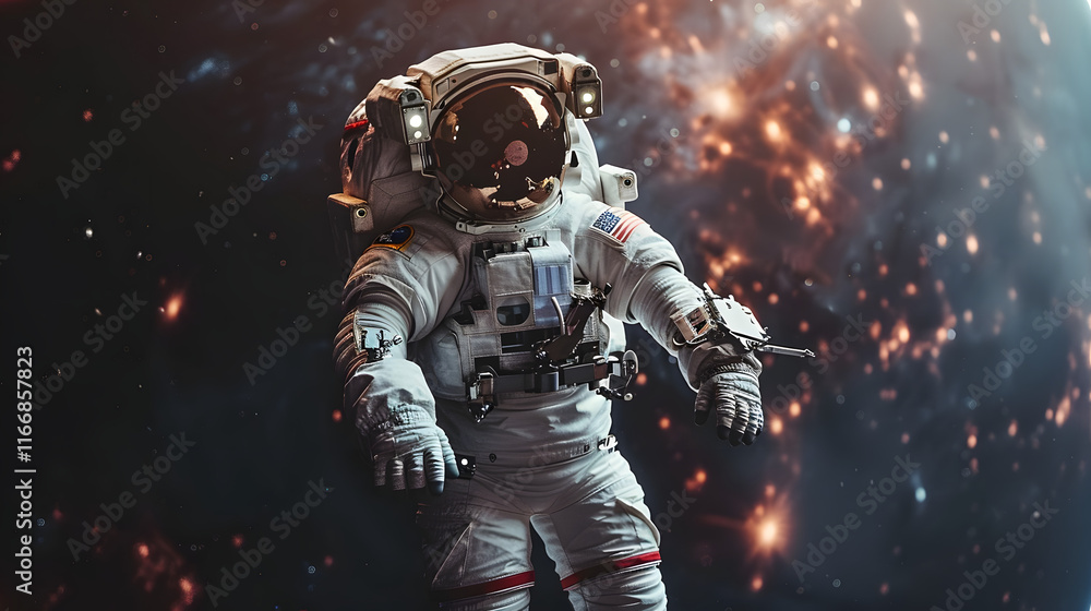astronaut in outer space astronaut in outer space