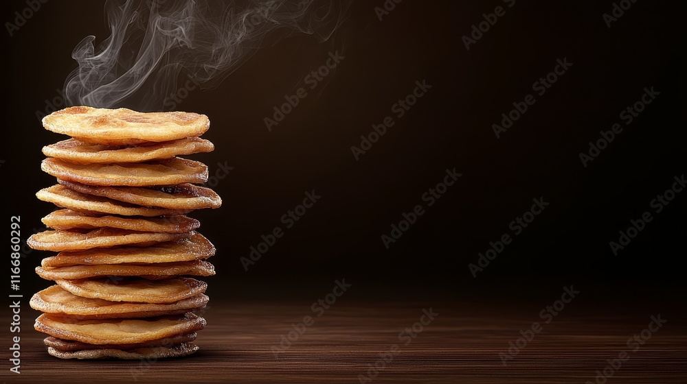 custom made wallpaper toronto digitalA stack of pancakes with smoke coming out of them