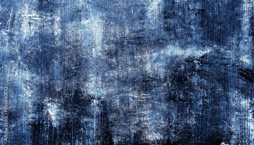 Abstract Blue and White Textured Brush Strokes on Canvas. Dynamic and Versatile Backdrop for Artistic Designs, Modern Branding, Creative Graphics, or Minimalist Poster and Web Banner Templates