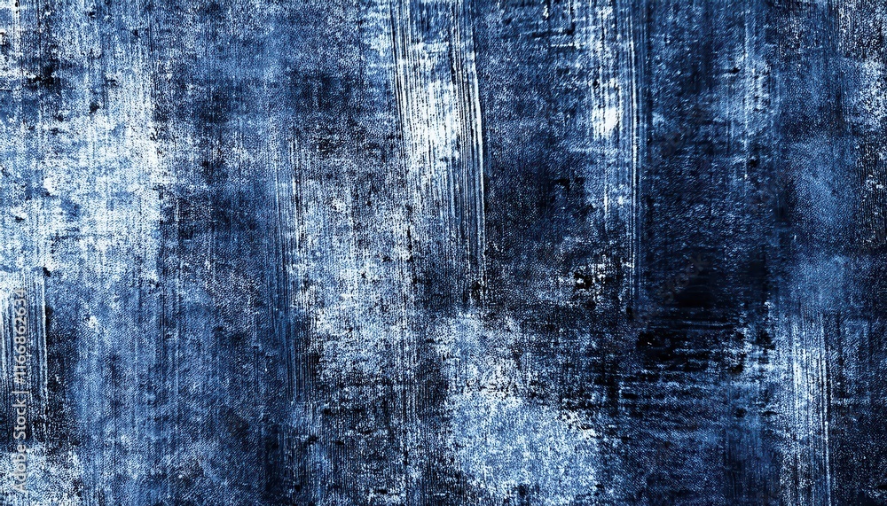 Obraz premium Abstract Blue and White Textured Brush Strokes on Canvas. Dynamic and Versatile Backdrop for Artistic Designs, Modern Branding, Creative Graphics, or Minimalist Poster and Web Banner Templates