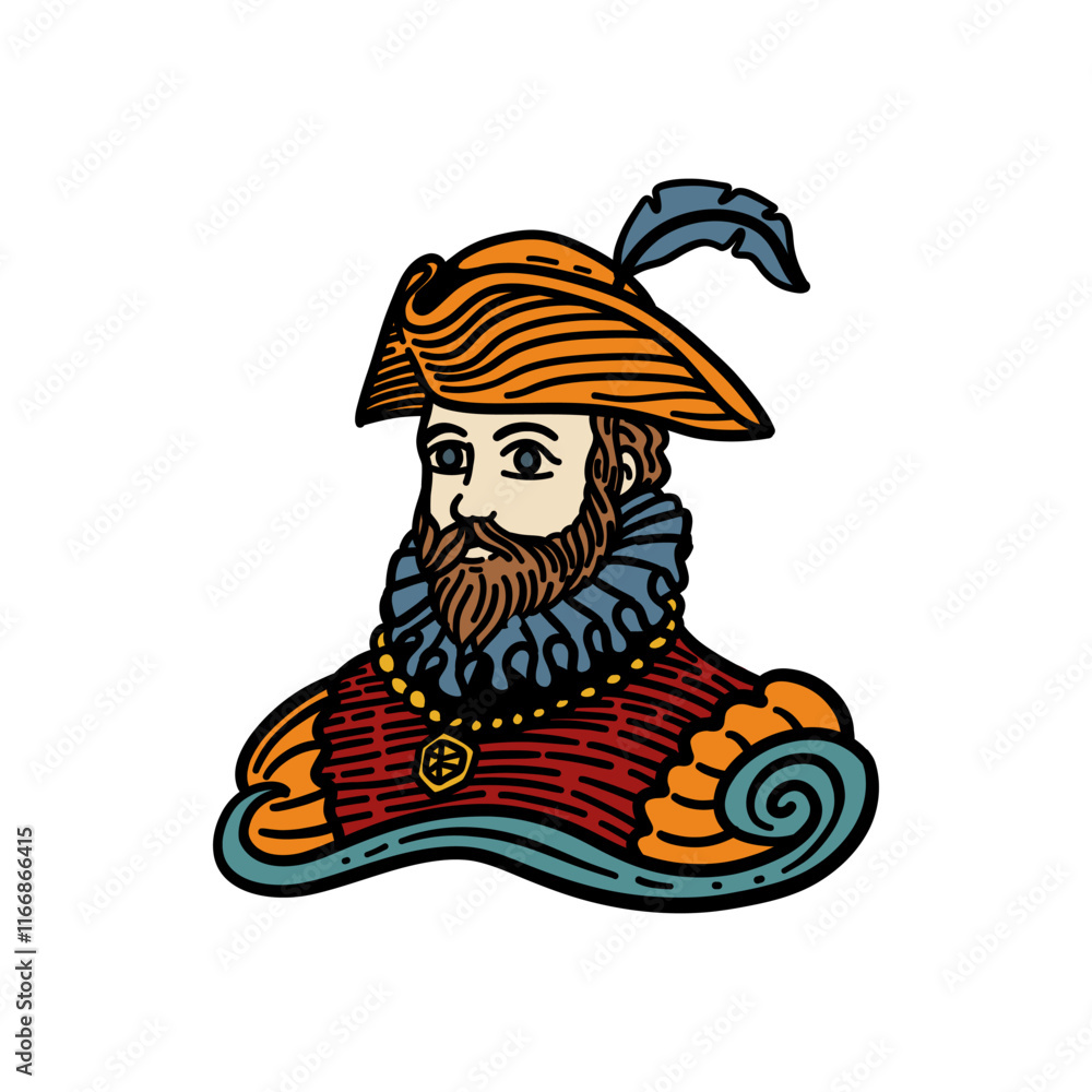 illustration vector graphic captain for design, template, elemen, illustration, etc illustration vector graphic captain for design, template, elemen, illustration, etc