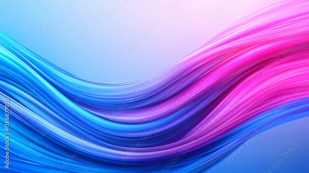 A blue and pink abstract background with wavy lines A blue and pink abstract background with wavy lines