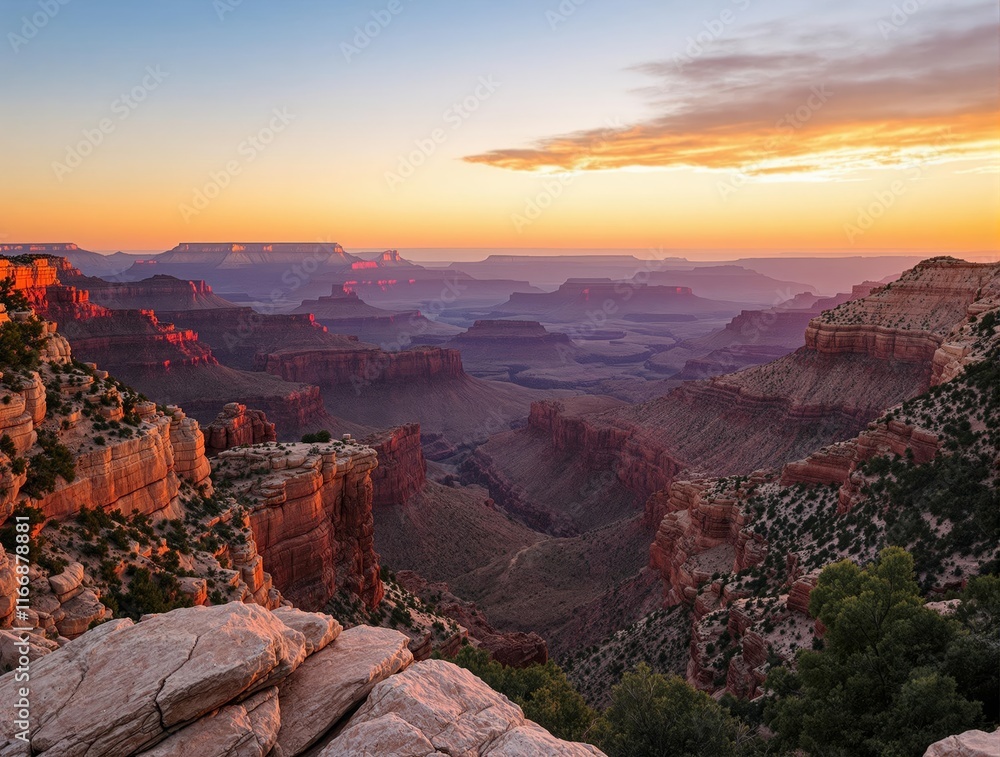 Fototapeta premium grand canyon sunset