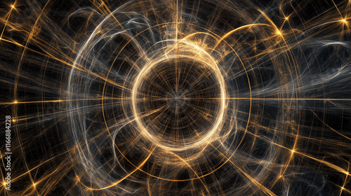 Interaction of the magnetic field with the external structure of space and time.