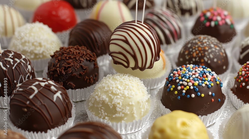 Assortment of Gourmet Chocolate Truffles Assortment of Gourmet Chocolate Truffles