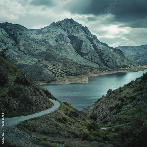 lake in the mountains