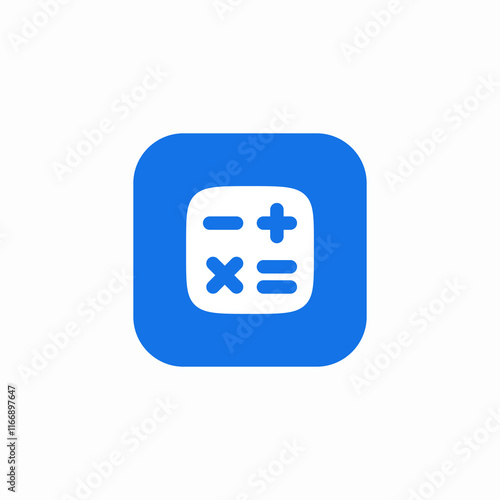 count calculator icon sign vector