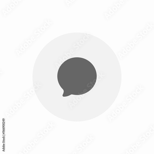 speech bubble chat icon sign vector