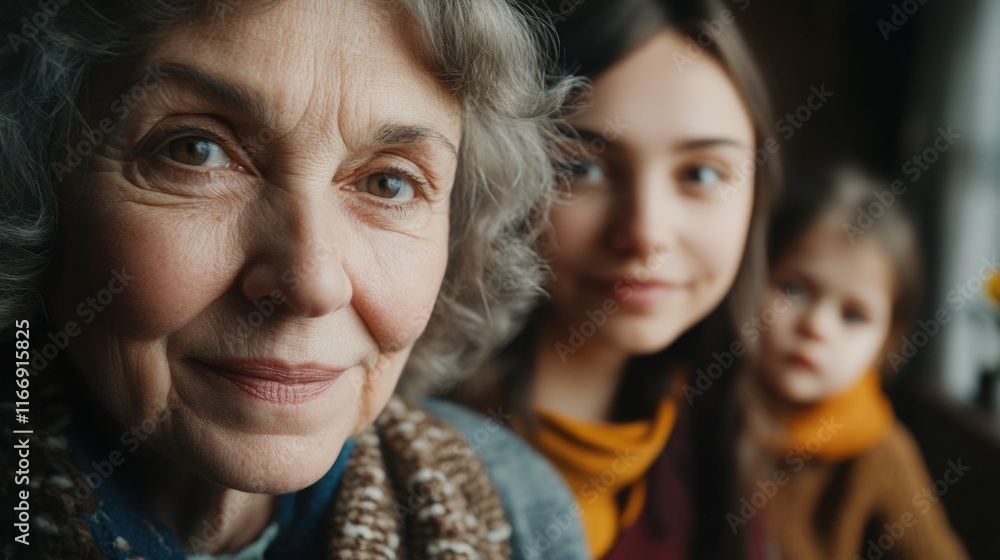 Obraz premium Elderly Family Portrait