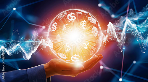 Global communications network concept Diversity business.