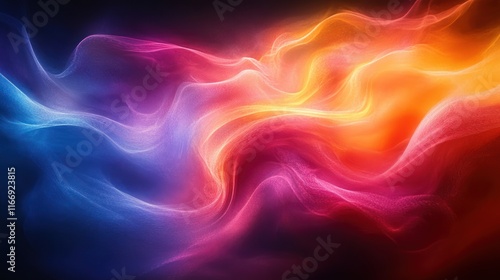 Wallpaper Mural Abstract vibrant swirling neon colors, dynamic energy, motion blur, flowing waves, fantasy light. Torontodigital.ca