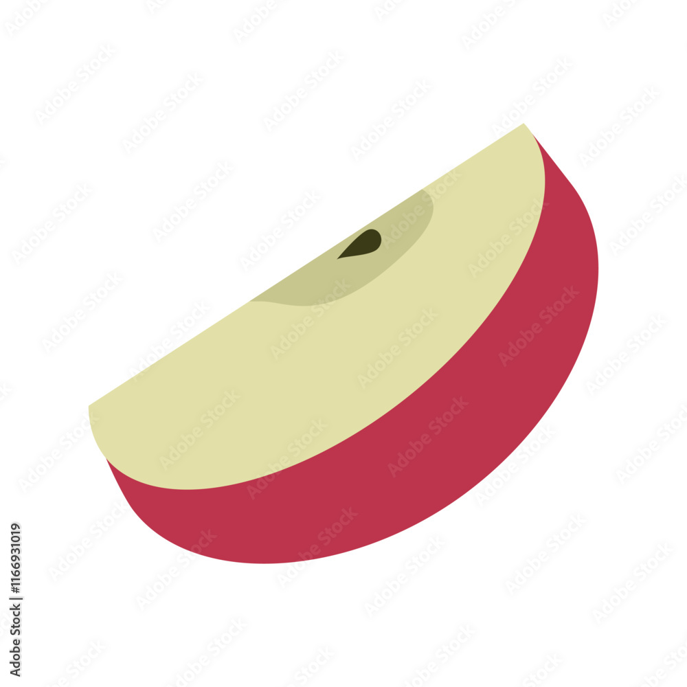 Slice of apple. Apple illustration. Red apple. Fresh fruit. Cutting fruit. Sweet fruit. Healthy food. Slice of apple. Apple illustration. Red apple. Fresh fruit. Cutting fruit. Sweet fruit. Healthy food.